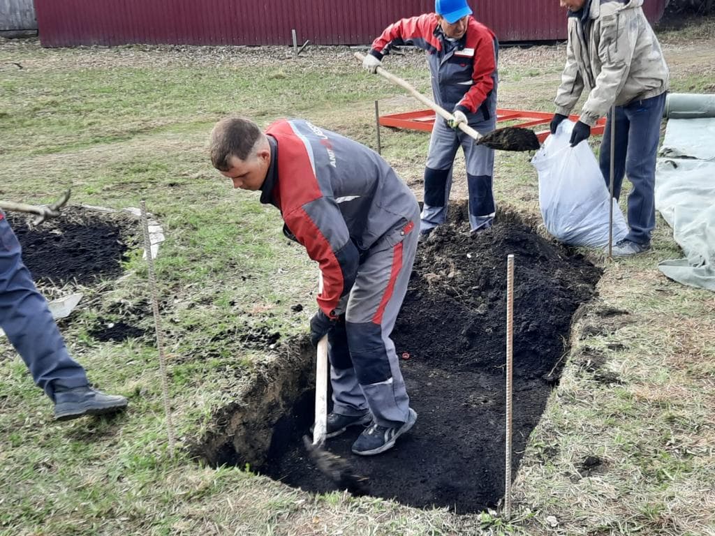 Восстановление памятника воинам, погибшим в годы Великой Отечественной войны 1941-1945