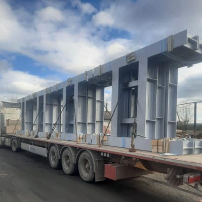 Отгрузка крупногабаритных ростверков на Амурский газохимический комплекс (СИБУР)