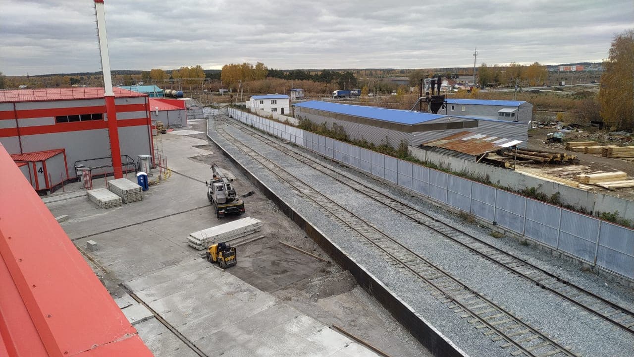 Расширение возможностей и площадей Распределительного центра. ЖД тупик.